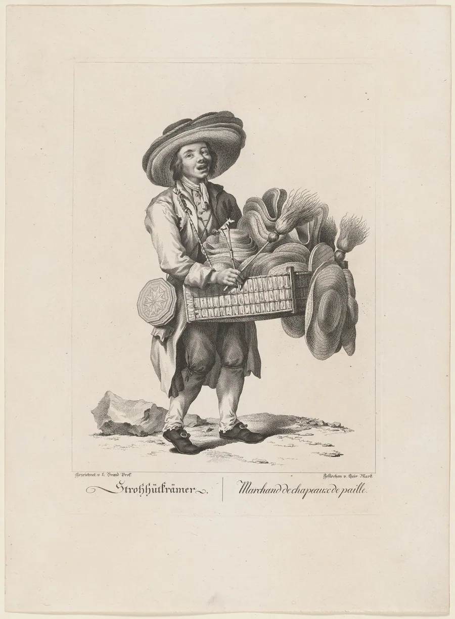 Strohhütkrämer (Straw Hat Seller) by Quirin Mark