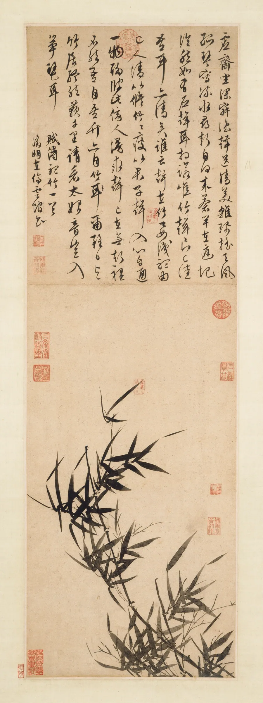 Listening to the Bamboo by Wen Zhengming