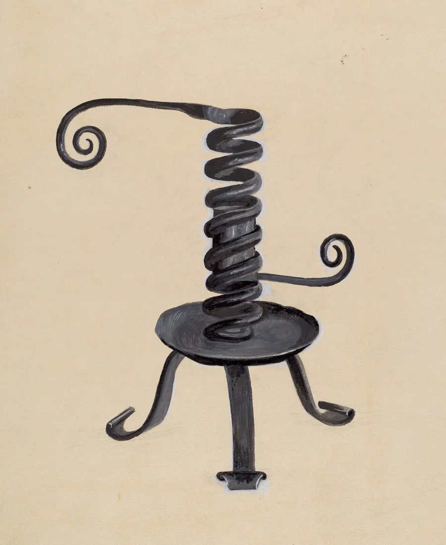 Spiral Candlestick by William D. Somers