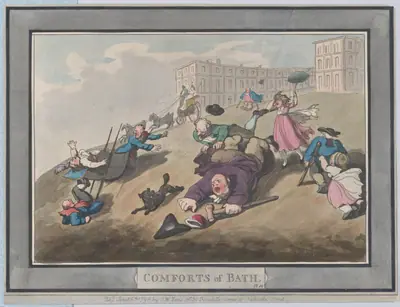 Comforts of Bath, Plate 12