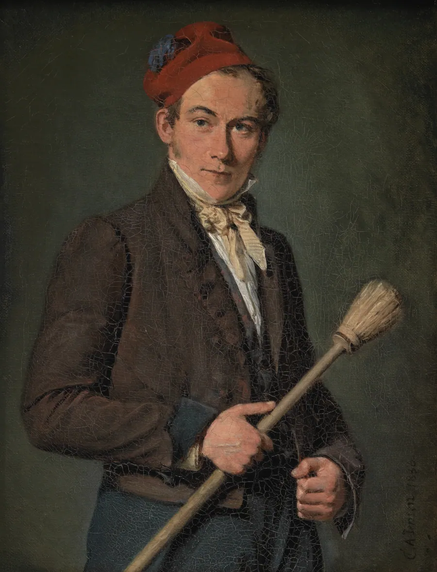 Teatermaler Troels Lund by C.A. Jensen