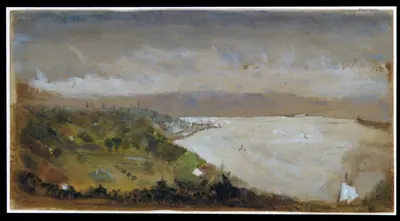 View of the Hudson River from the Catskills