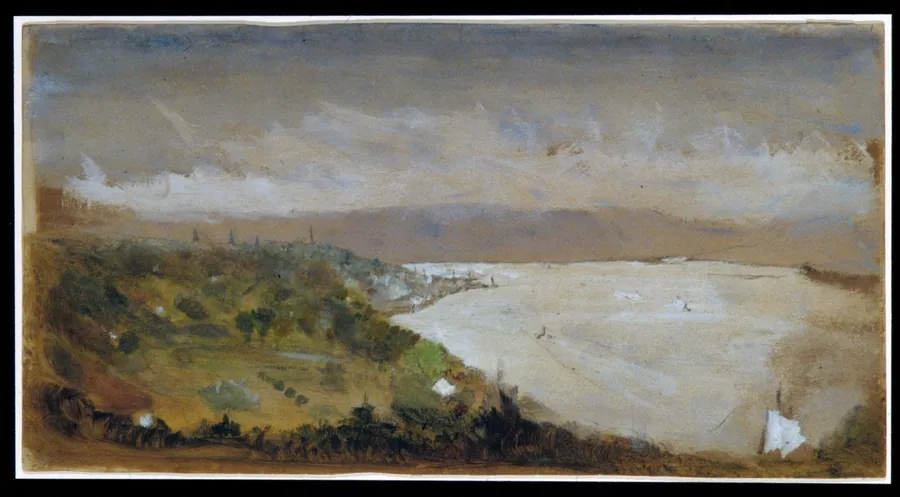 View of the Hudson River from the Catskills by Stanford White