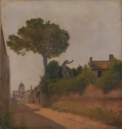 En gade i Rom. Vicolo Sterrato