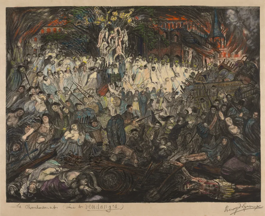 Harvests:  The Pillage by Henri de Groux