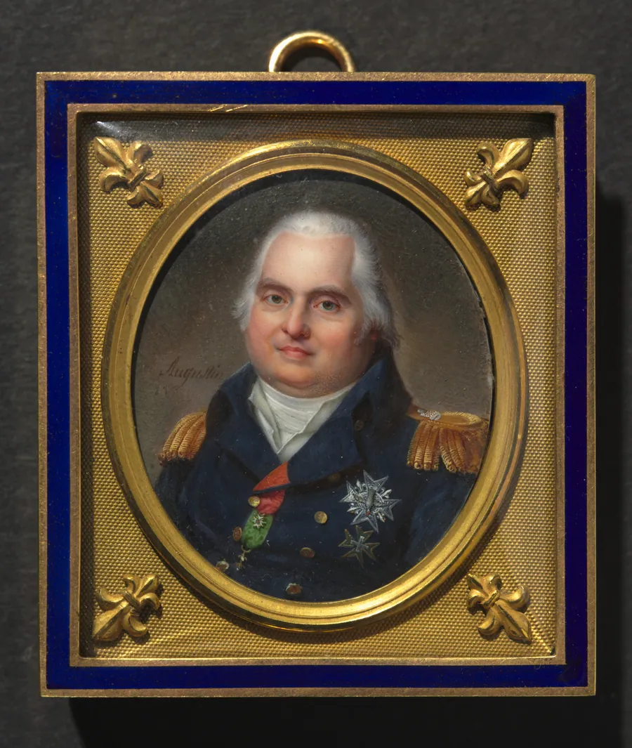 Portrait of Louis XVIII by Jean-Baptiste Jacques Augustin