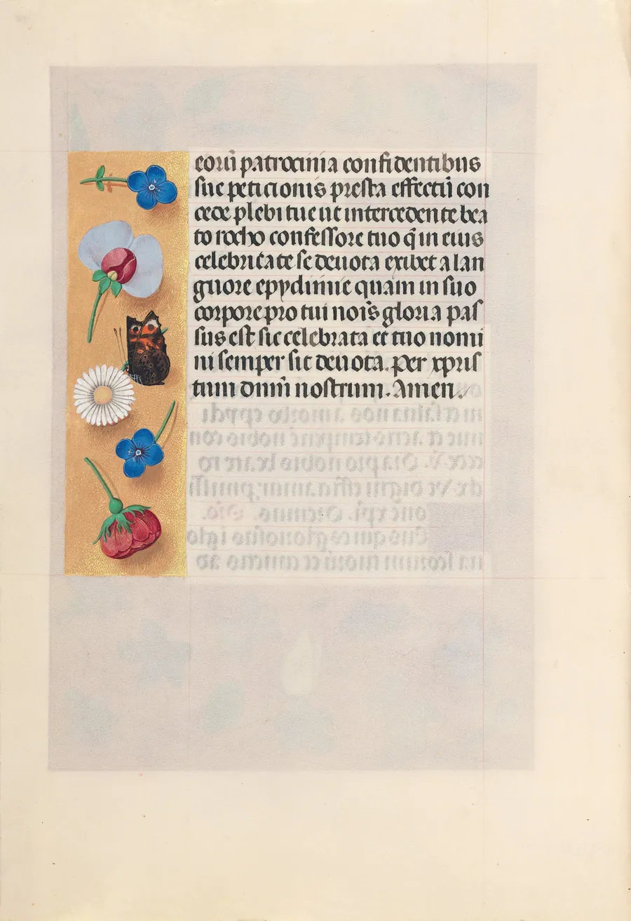 Hours of Queen Isabella the Catholic, Queen of Spain:  Fol. 182v by Master of the First Prayerbook of Maximillian