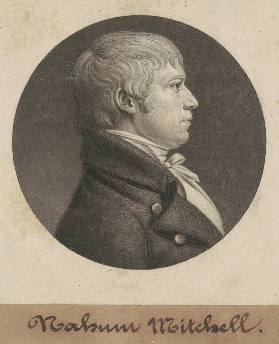 Nahum Mitchell by Charles B. J. Févret de Saint-Mémin