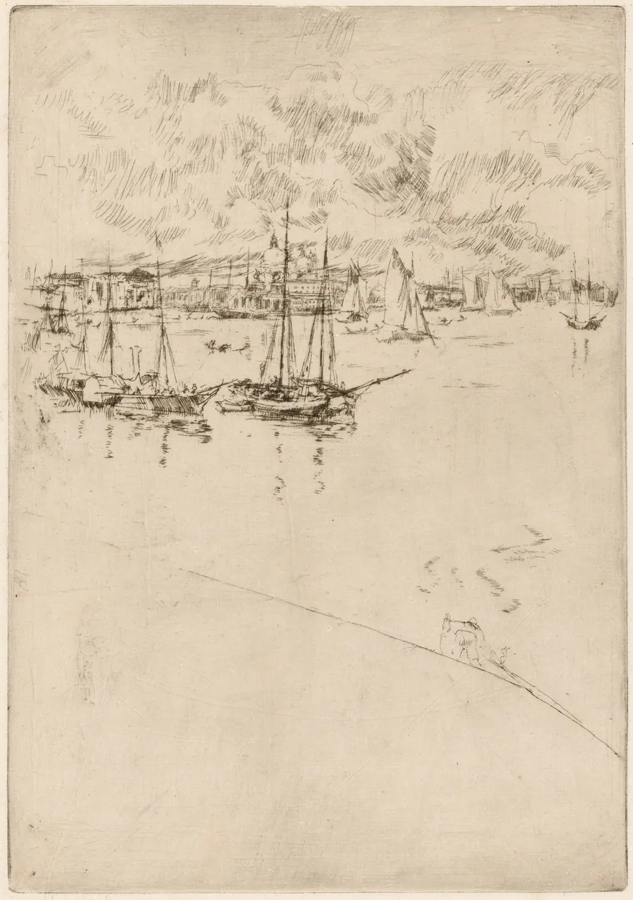 The Steamboat, Venice by James McNeill Whistler