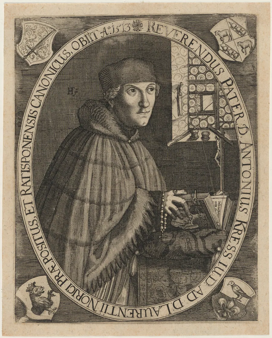 Rev. Father Antonius Kress by Hendrik Hondius I