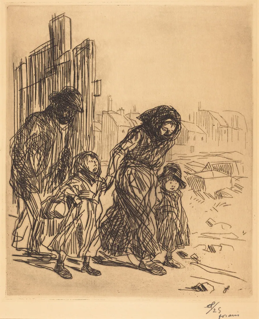 Après la saisie (After the Seizure) by Jean-Louis Forain