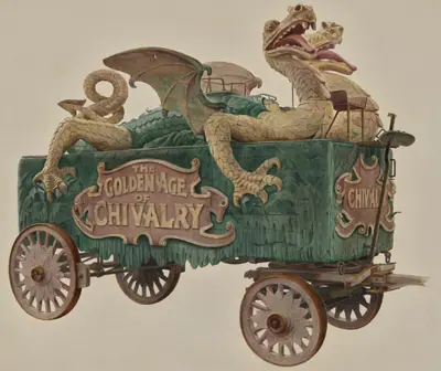 "Age of Chivalry" Circus Wagon