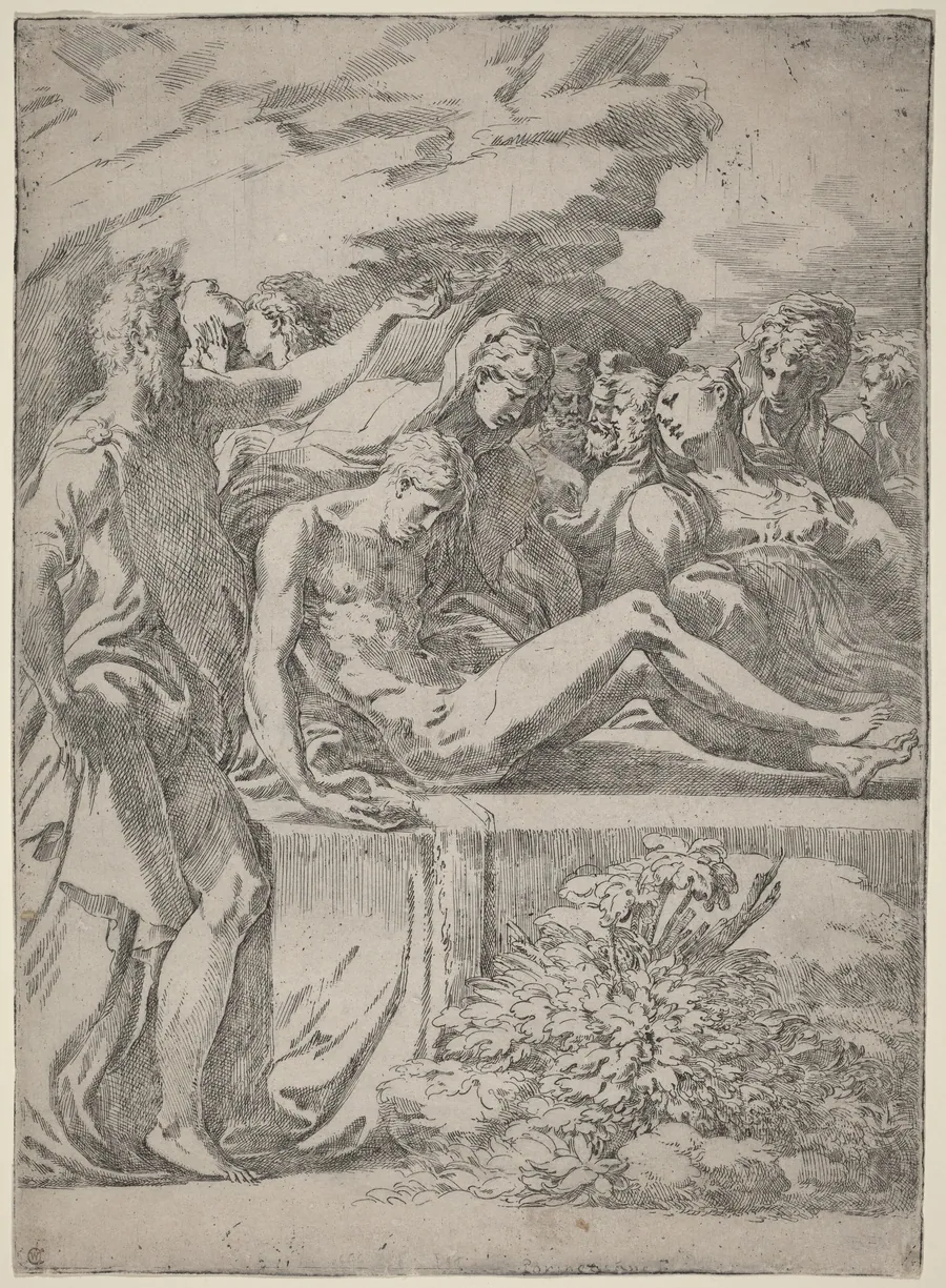 The Entombment by Parmigianino
