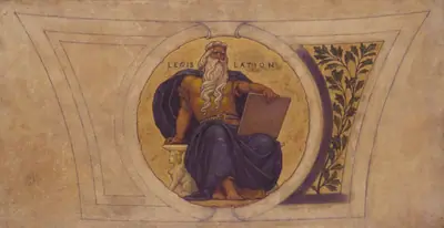 Study for Mosaic, Wisconsin State Capital, "Legislation"