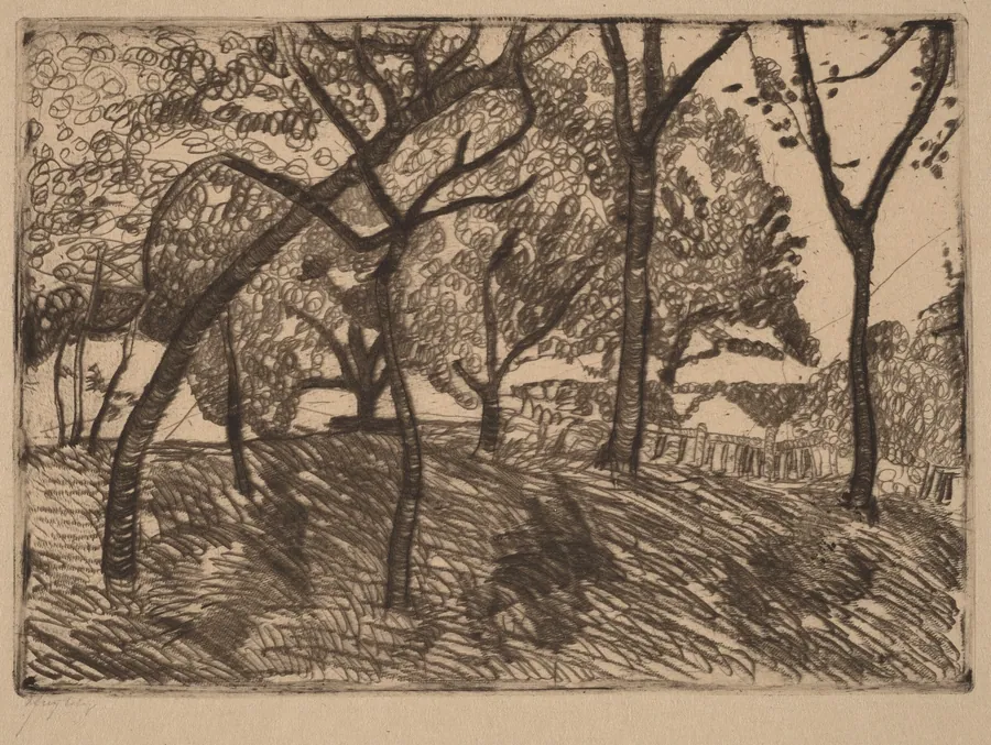 Landscape with Trees by Paula Modersohn-Becker