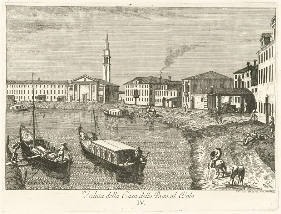La Casa della Posta a Dolo by Giovanni Francesco Costa