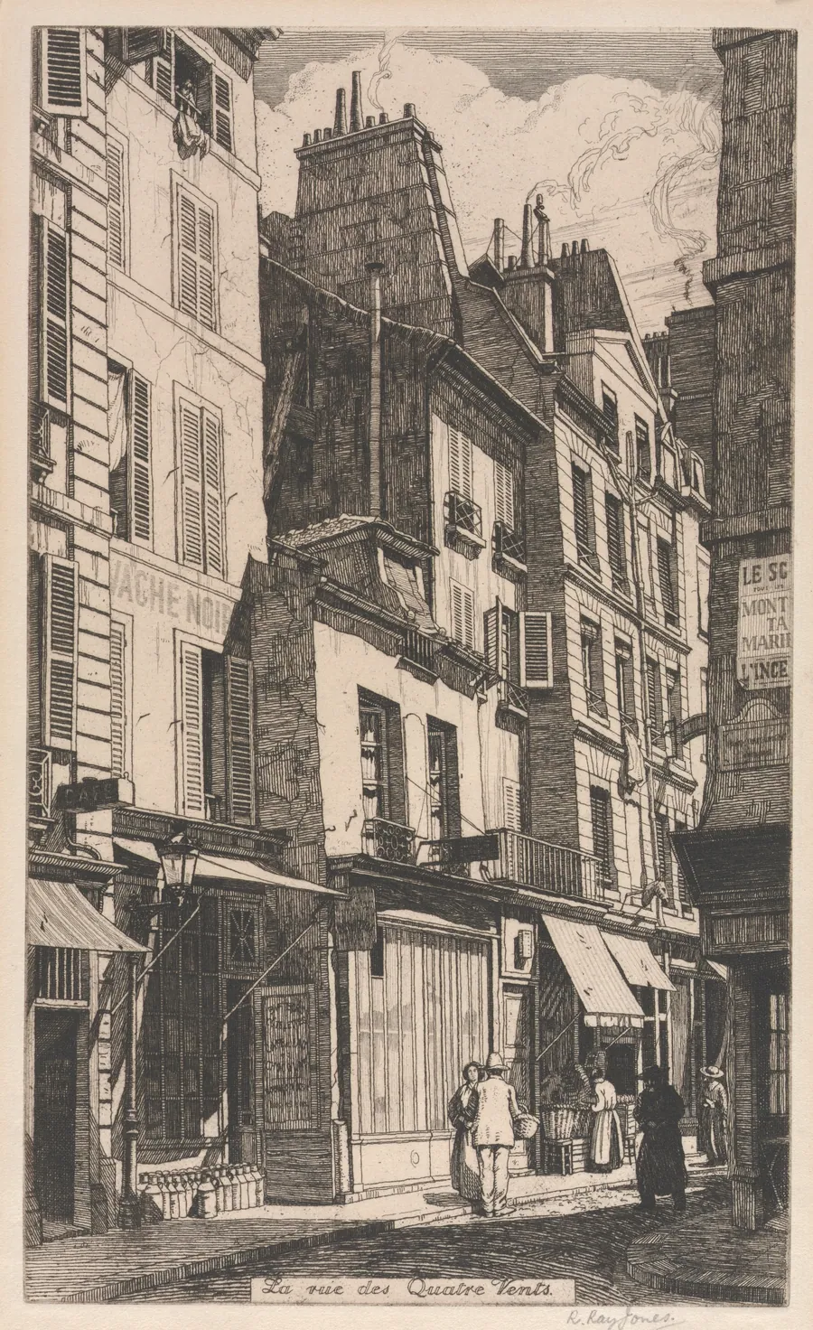La rue des Quatre Vents by Raymond Ray Jones