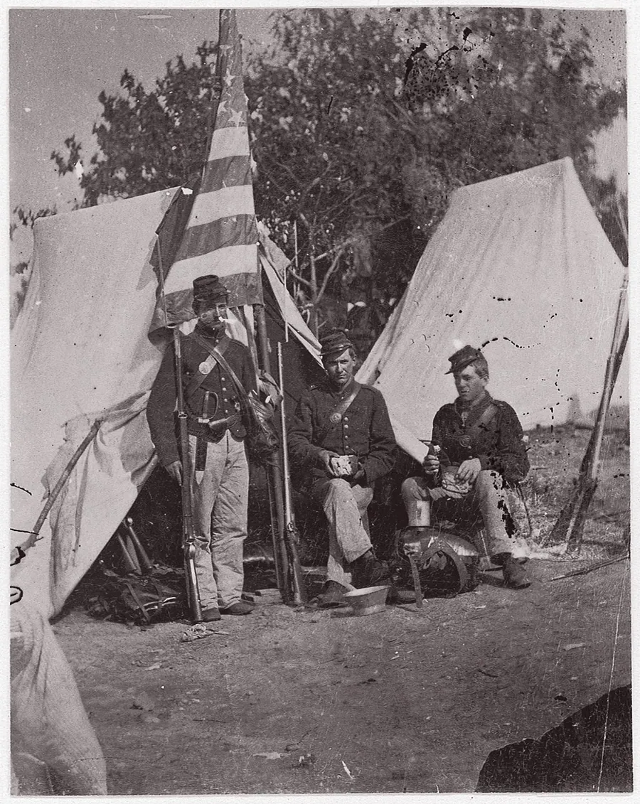 33rd New York Infantry by Mathew B. Brady