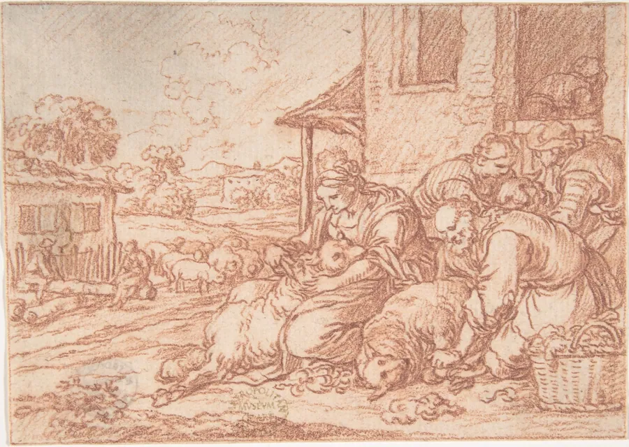 June (one of a series representing the labors of the months) by Jonas Umbach