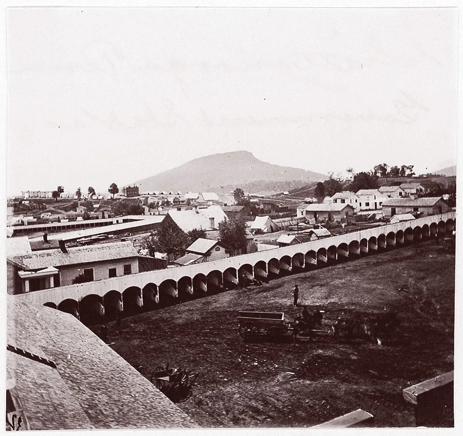Chattanooga, Tennessee. Government Stable by George N. Barnard