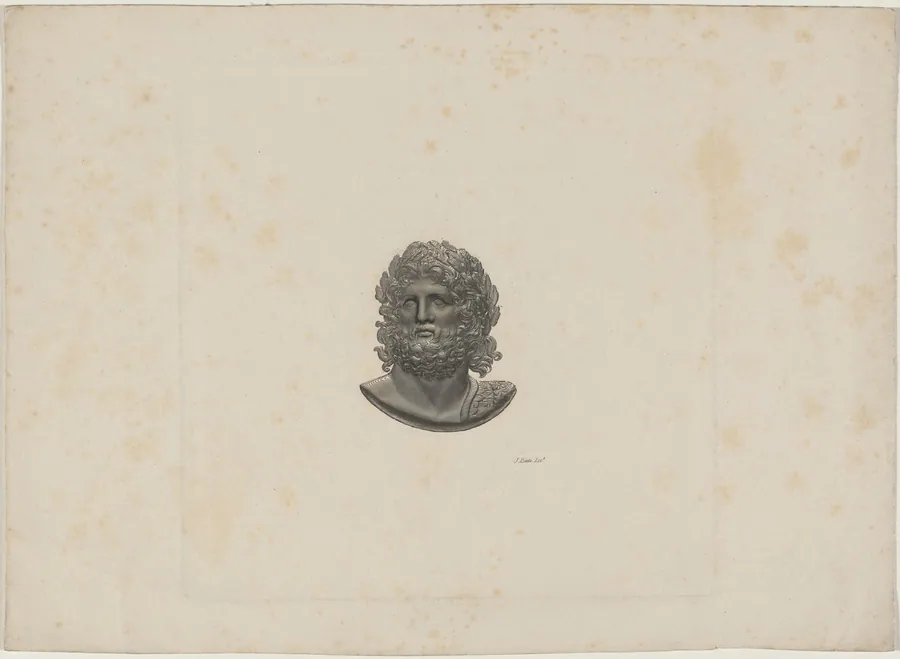 Head of a Man Crowned with Laurel: Homer by Unknown 19th Century