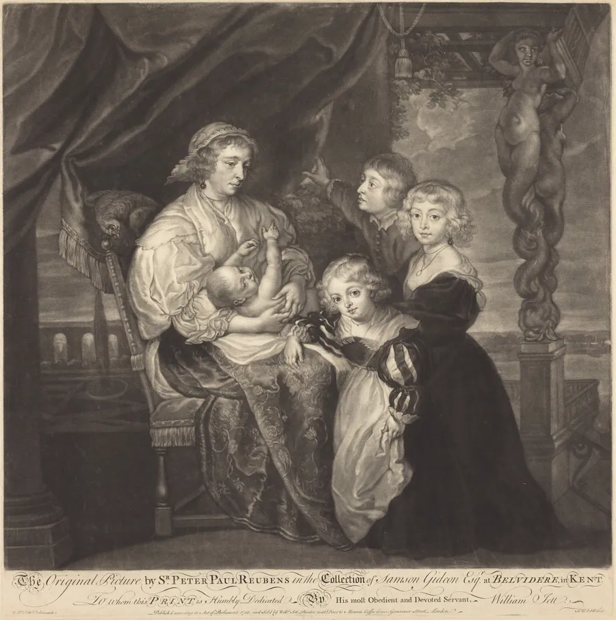 The Gerbier Family by James McArdell