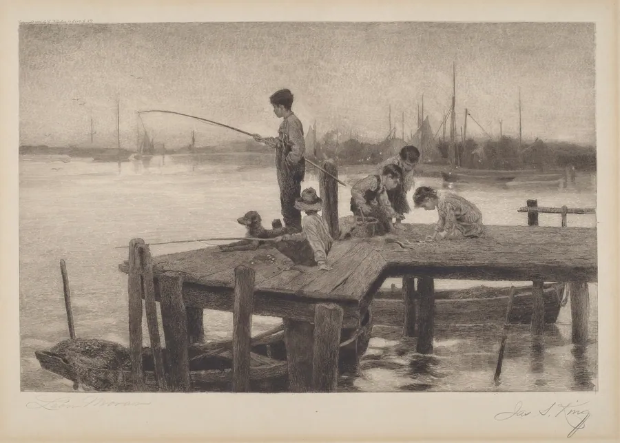Young Anglers by James S. King