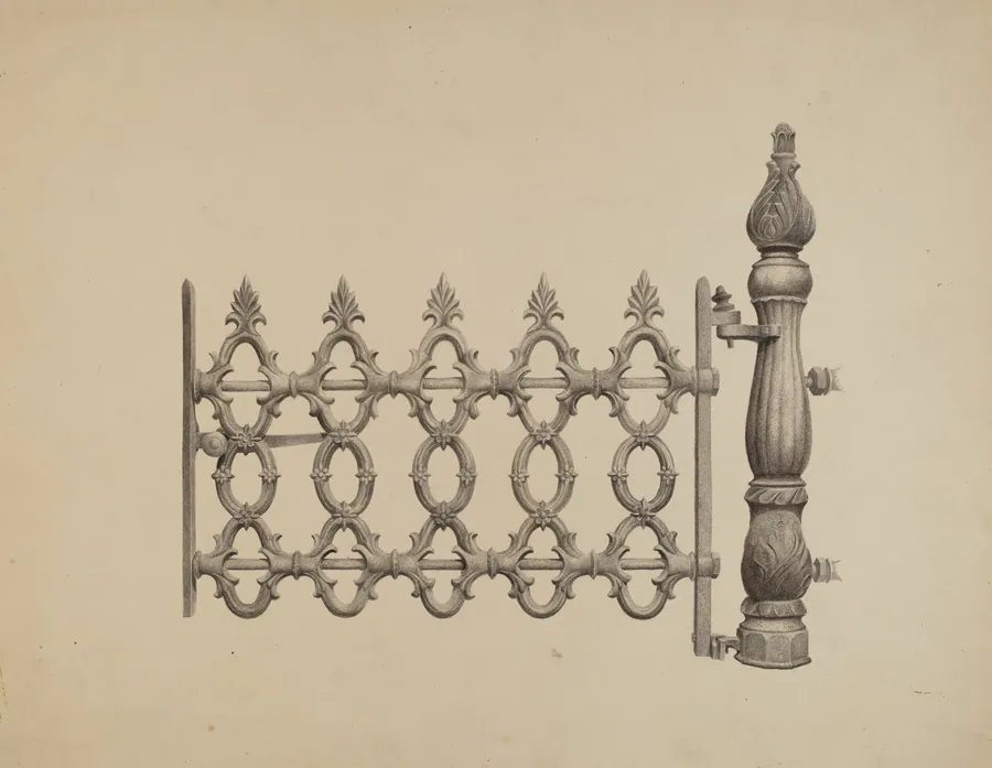 Gate and Gatepost by Jerome Hoxie