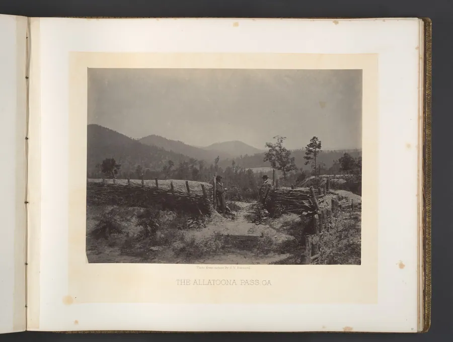 The Allatoona Pass, Georgia by George N. Barnard