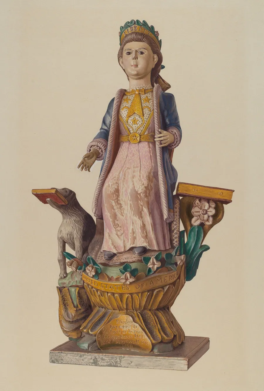Seated Figure: "Liberty" by Elizabeth Moutal