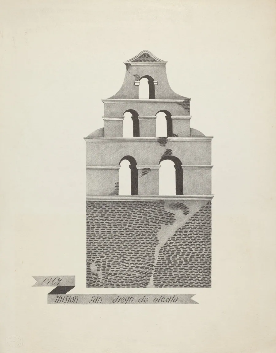 Mision San Diego de Alcala by James Jones