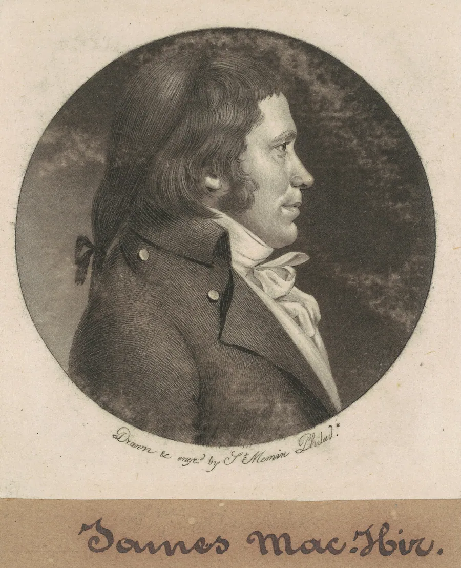 James Machir by Charles B. J. Févret de Saint-Mémin