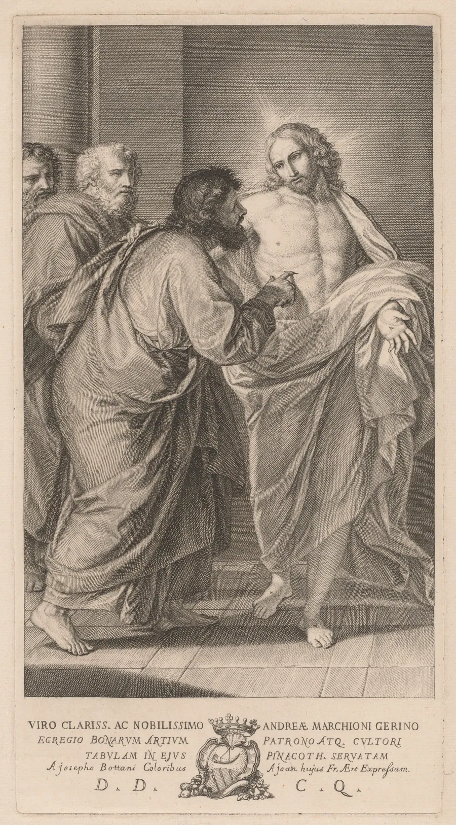 The Incredulity of Saint Thomas by Giovanni Bottani