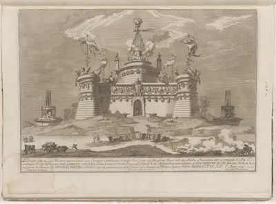 The Seconda Macchina for the Chinea of 1757: The Fortress of Cockaigne