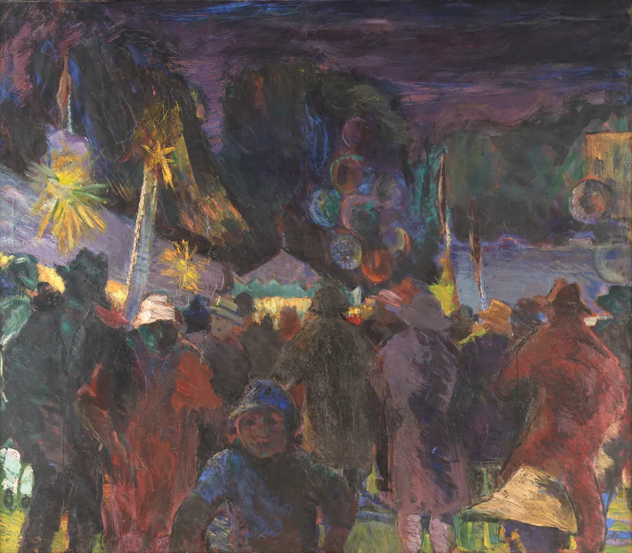 Aften på Dyrehavsbakken by Jens Sørensen