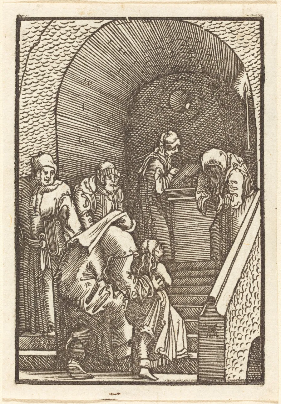 Presentation of the Virgin by Albrecht Altdorfer