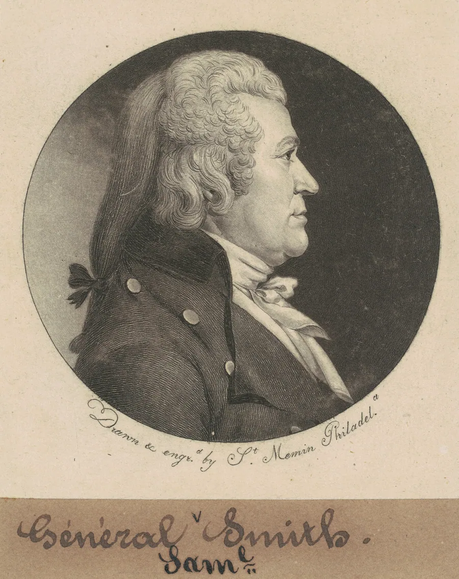 Samuel Smith by Charles B. J. Févret de Saint-Mémin