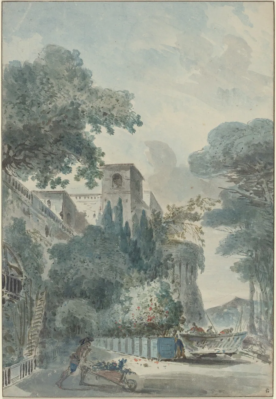 L'Allee de Grenadiers by French 18th Century