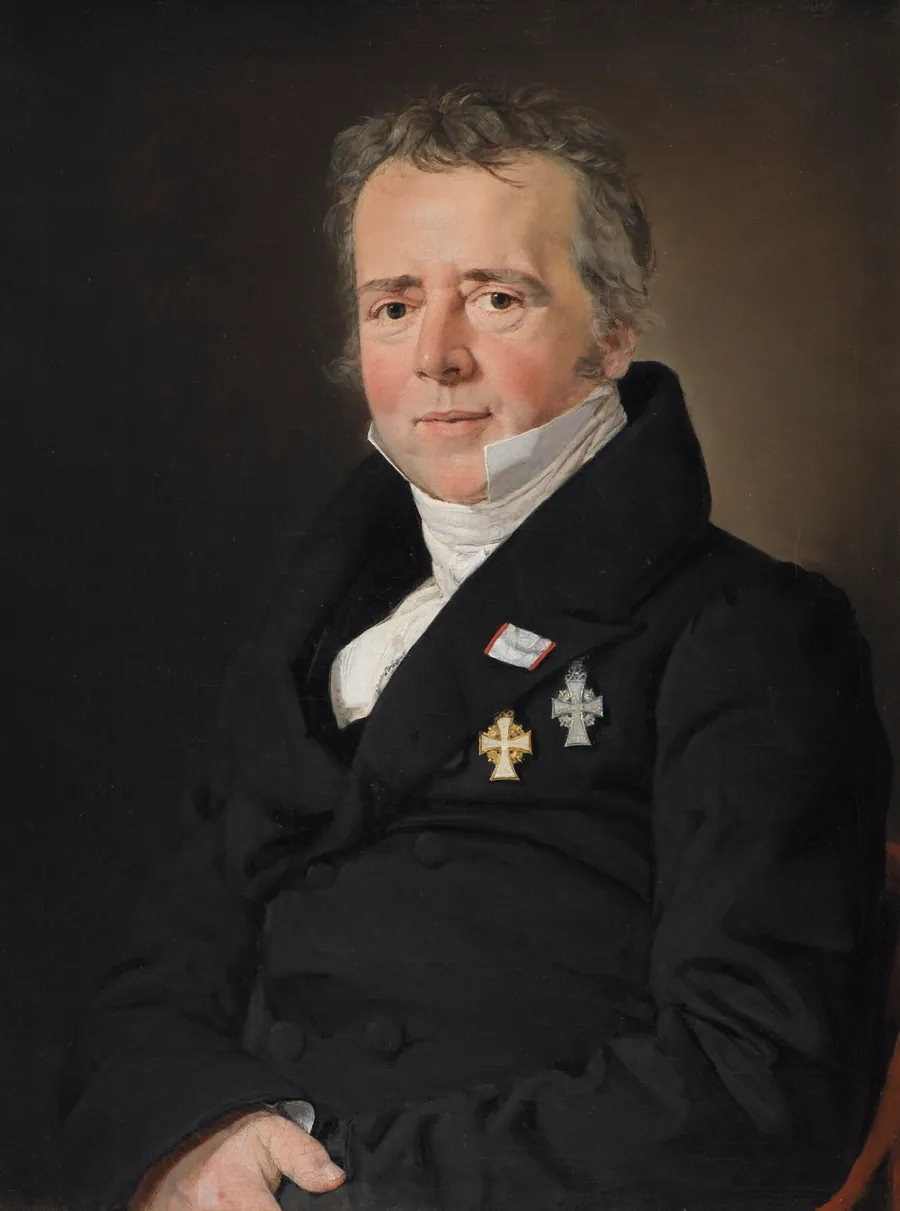 Portræt af naturvidenskabsmanden H.C. Ørsted by C.A. Jensen