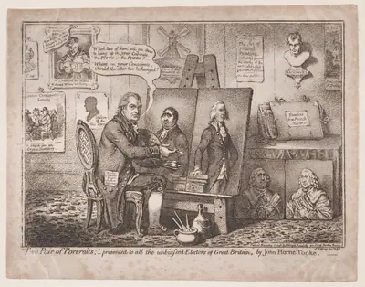 "Two Pair of Portraits" presented to all the unbiased Electors of Great Britain" by John Horne Tooke