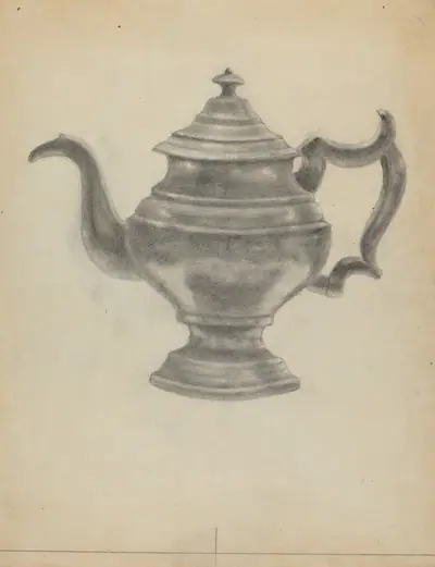 Pewter Teapot
