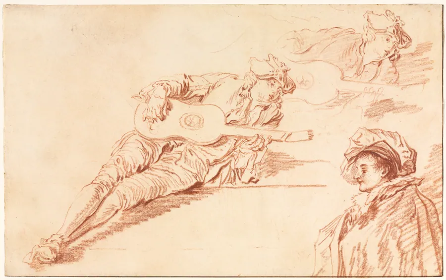 The Guitarist by Jean-Baptiste Pater