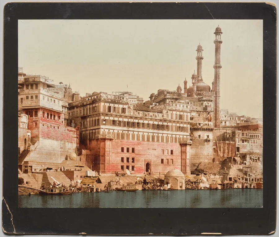India. Benares. Aurangzeb's Mosque, after a photo by Dr. Kurt Boeck by Photoglob Co.