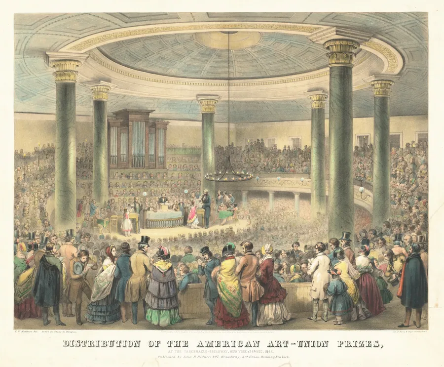 Distribution of the American Art-Union Prizes by Francis D'Avignon