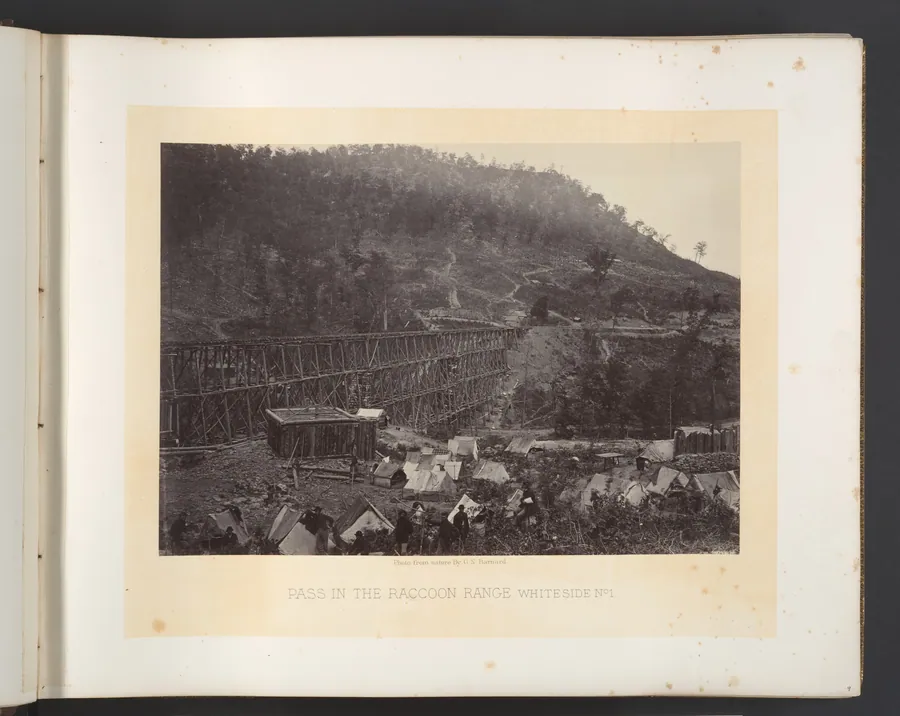Pass in the Racoon Range, Whiteside No. 1 by George N. Barnard