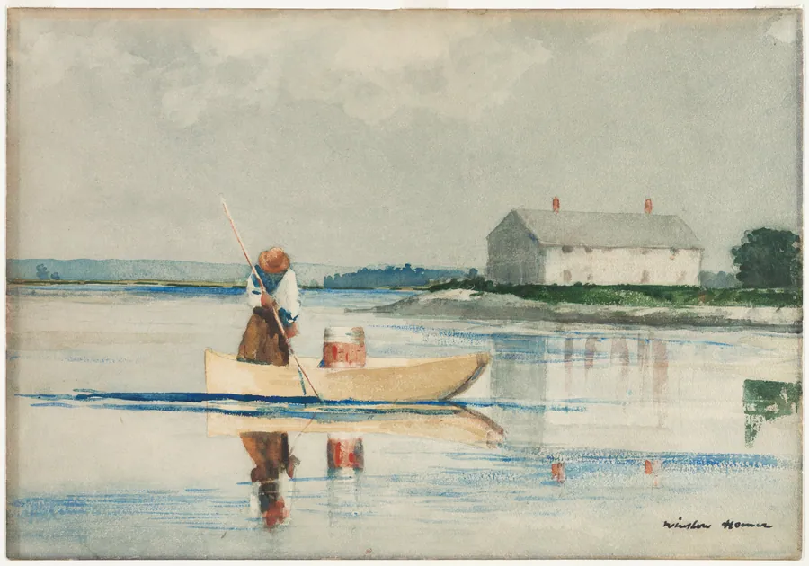 Spearing Eels by Winslow Homer