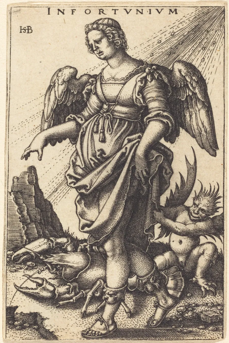 Infortunium (Misfortune) by Sebald Beham