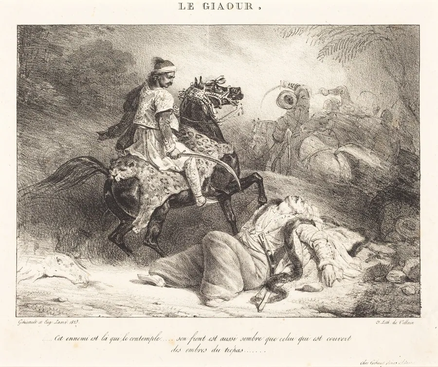 Le Giaour (The Infidel) by Théodore Gericault