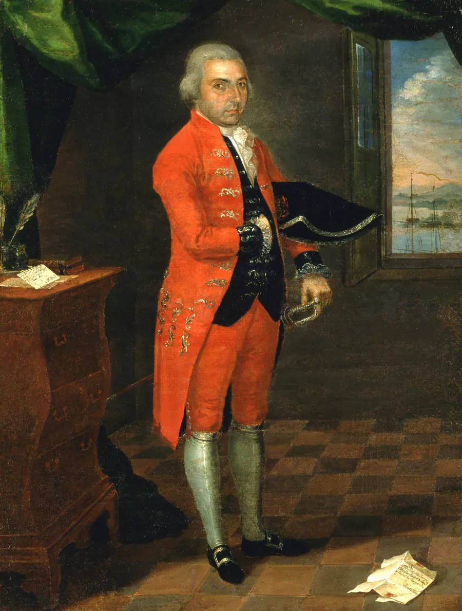 Don José Mas Ferrer by José Campeche y Jordán, born San Juan, Puerto Rico 1751-died San Juan, Puerto Rico 1809