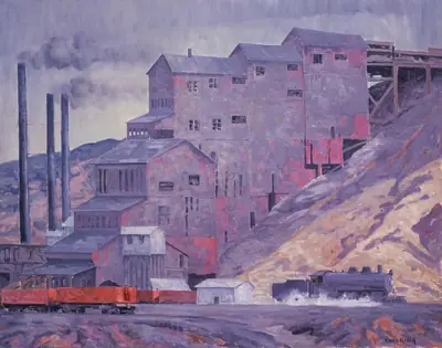 At Madrid Coal Mine, New Mexico